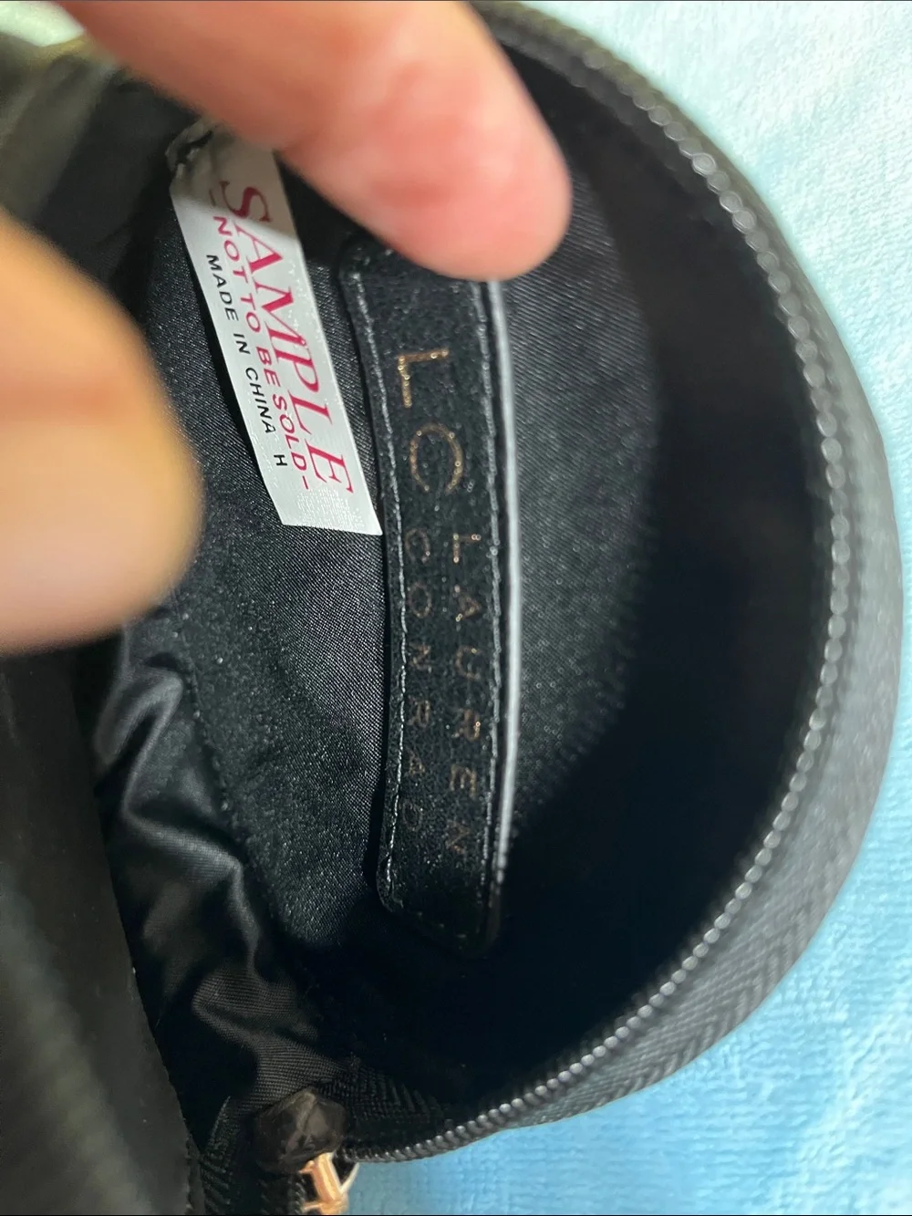 LC Lauren Conrad “Party Fund” Round Coin Pouch Wristlet | NEW